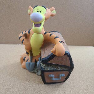 Disney Tigger Winnie the Pooh Buried Treasure Chest Plastic Coin Piggy Bank